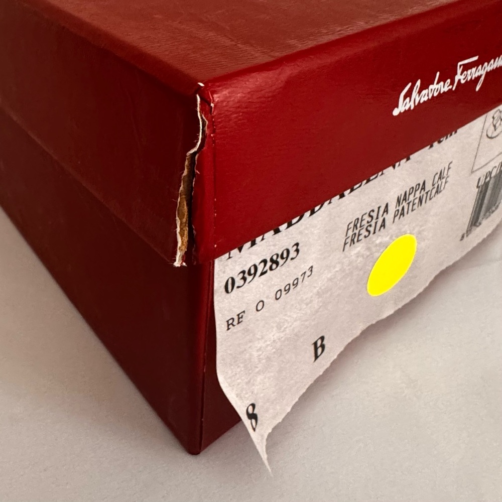 Salvatore Ferragamo Dust Bag and Shoe Box Empty for Storage Dustbag Red - Picture 3 of 4